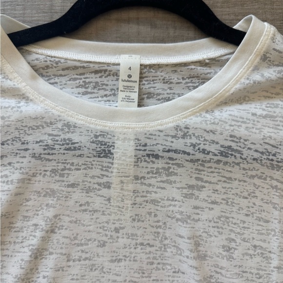 New Lululemon Athletica WhiteTie-Front Long Sleeve Top Size 4 - Picture 3 of 6